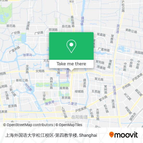 上海外国语大学松江校区-第四教学楼 map
