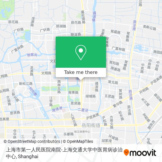上海市第一人民医院南院-上海交通大学中医胃病诊治中心 map