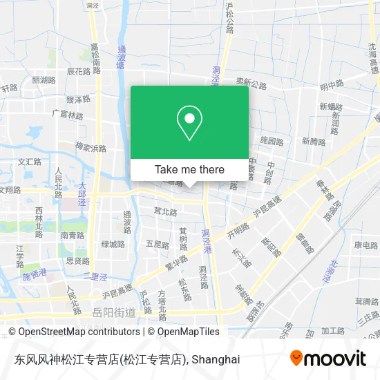 东风风神松江专营店 map