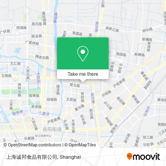 上海诚邦食品有限公司 map