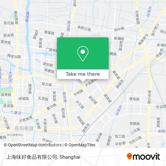 上海味好食品有限公司 map
