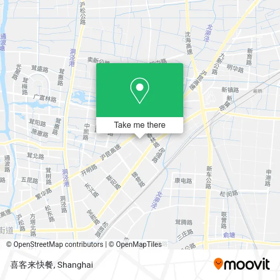 喜客来快餐 map