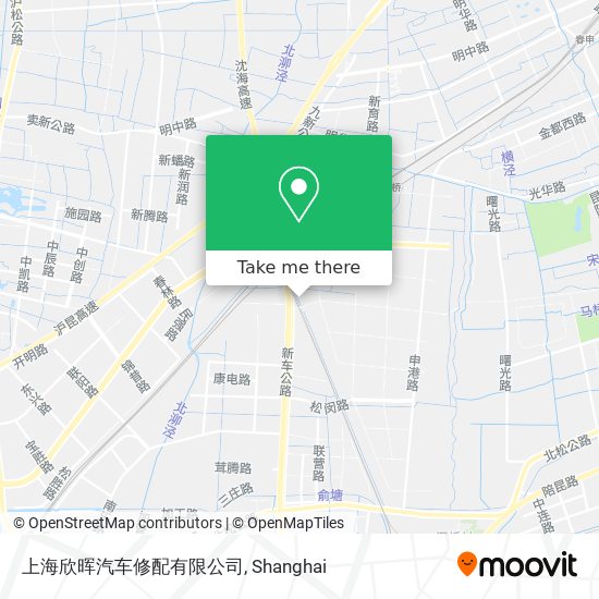 上海欣晖汽车修配有限公司 map