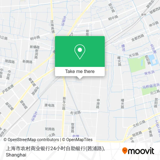 上海市农村商业银行24小时自助银行(茜浦路) map