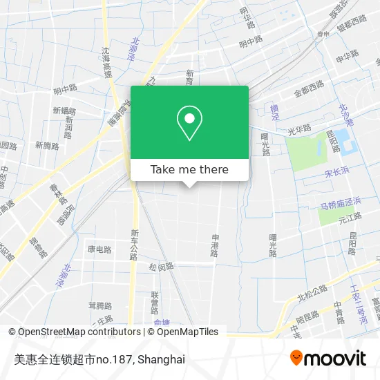 美惠全连锁超市no.187 map