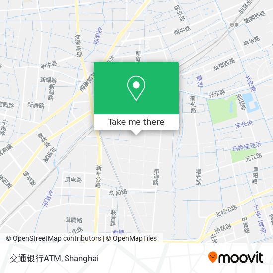 交通银行ATM map