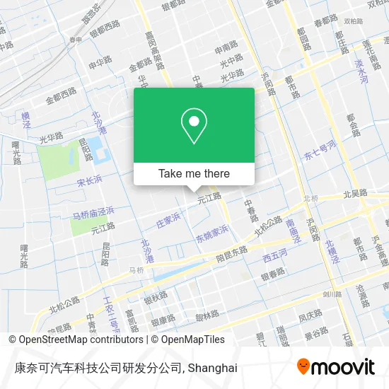 康奈可汽车科技公司研发分公司 map