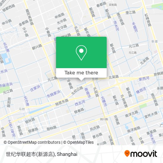 世纪华联超市(新源店) map