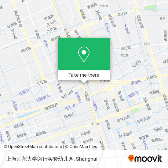 上海师范大学闵行实验幼儿园 map
