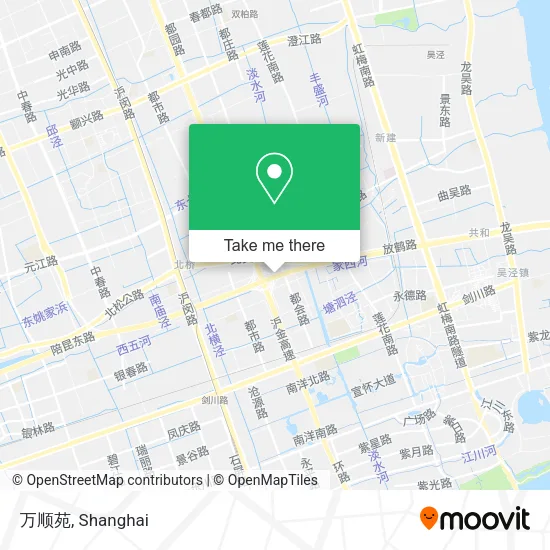 万顺苑 map
