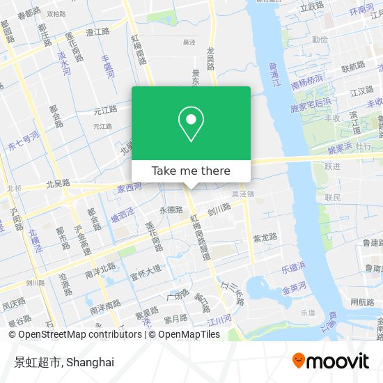 景虹超市 map