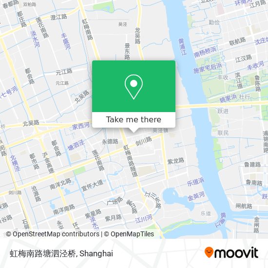 虹梅南路塘泗泾桥 map
