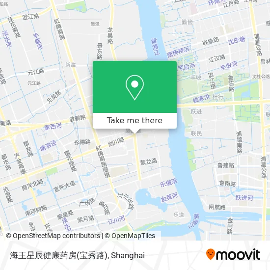 海王星辰健康药房(宝秀路) map