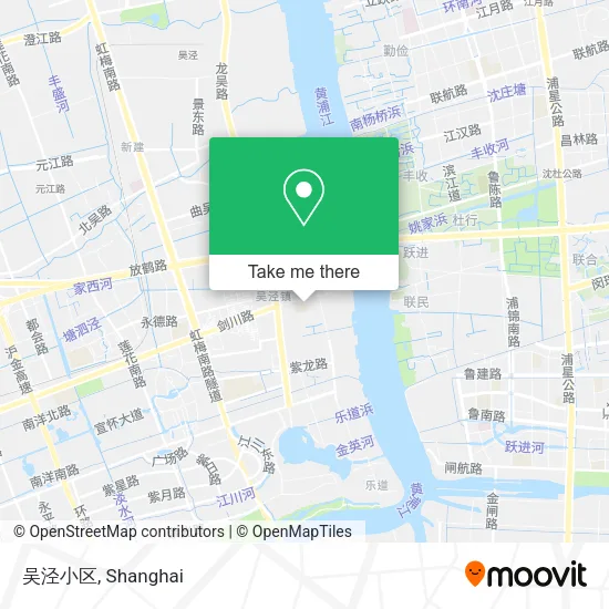 吴泾小区 map