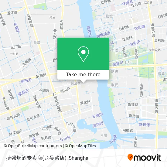 捷强烟酒专卖店(龙吴路店) map