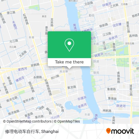 修理电动车自行车 map