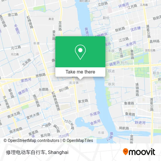修理电动车自行车 map