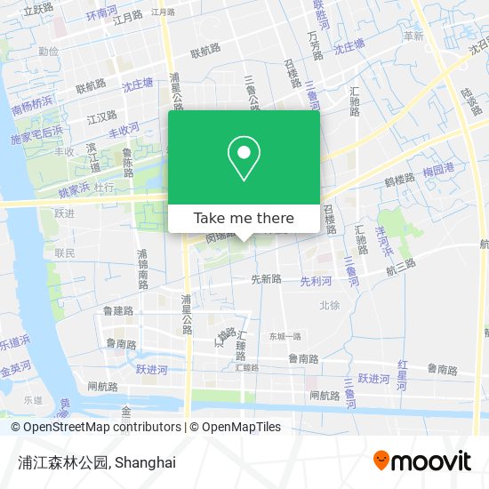 浦江森林公园 map
