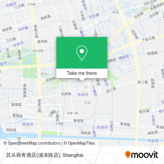 其乐商务酒店(浦涛路店) map