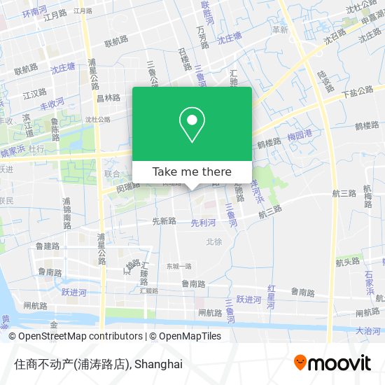 住商不动产(浦涛路店) map