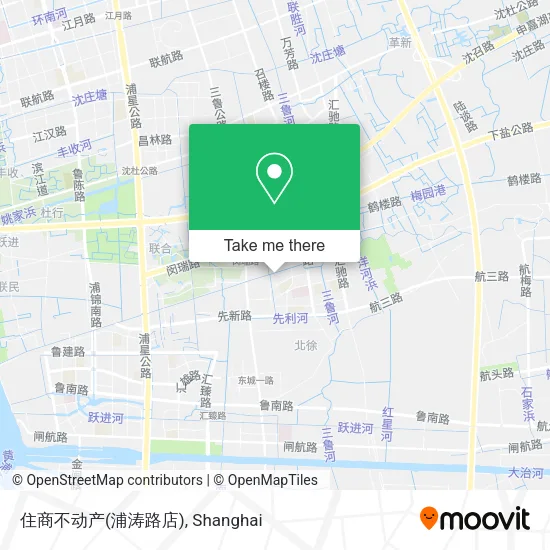 住商不动产(浦涛路店) map