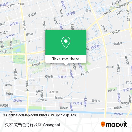 汉家房产虹浦新城店 map