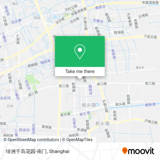 绿洲千岛花园-南门 map