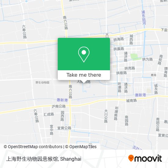 上海野生动物园悬猴馆 map