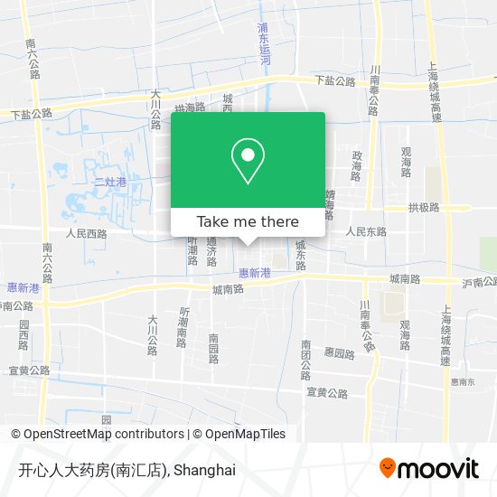 开心人大药房(南汇店) map