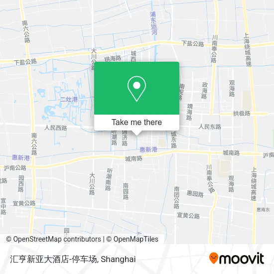 汇亨新亚大酒店-停车场 map