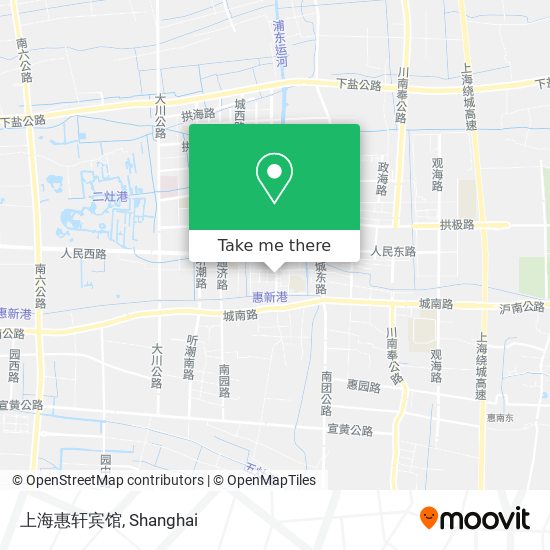 上海惠轩宾馆 map