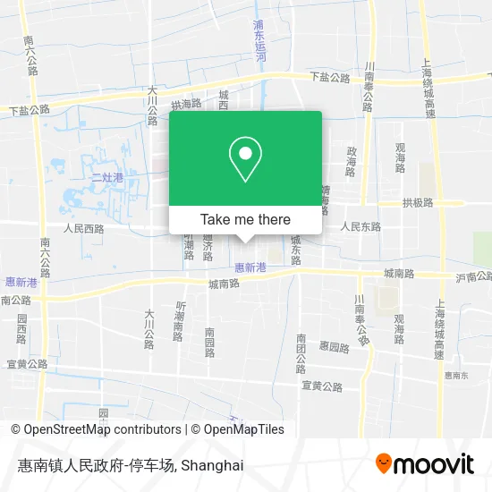 惠南镇人民政府-停车场 map