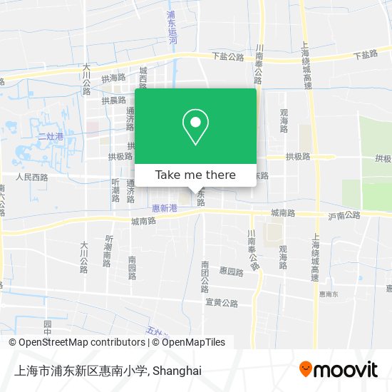 上海市浦东新区惠南小学 map