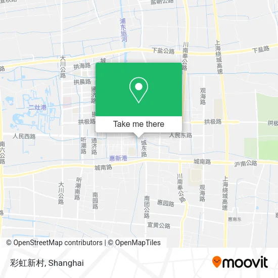 彩虹新村 map
