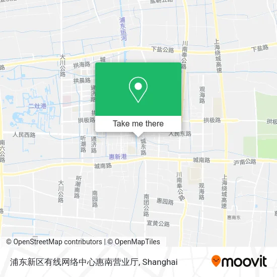 浦东新区有线网络中心惠南营业厅 map
