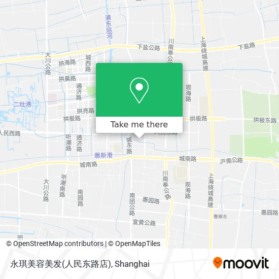 永琪美容美发(人民东路店) map