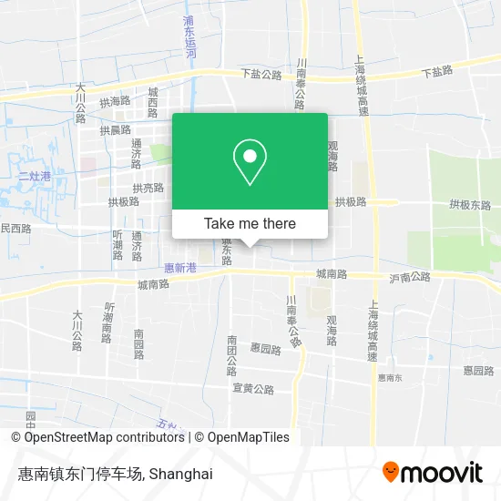 惠南镇东门停车场 map