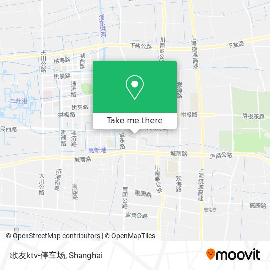 歌友ktv-停车场 map