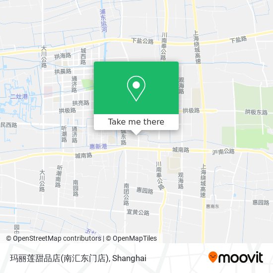 玛丽莲甜品店(南汇东门店) map