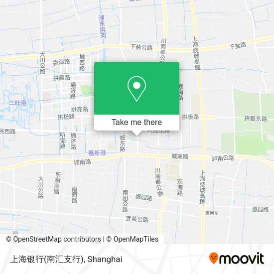 上海银行(南汇支行) map