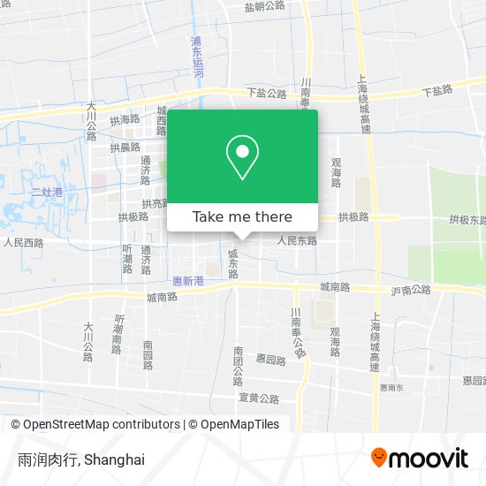 雨润肉行 map