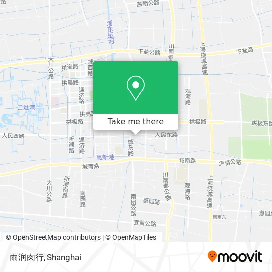 雨润肉行 map