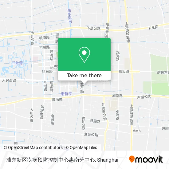 浦东新区疾病预防控制中心惠南分中心 map