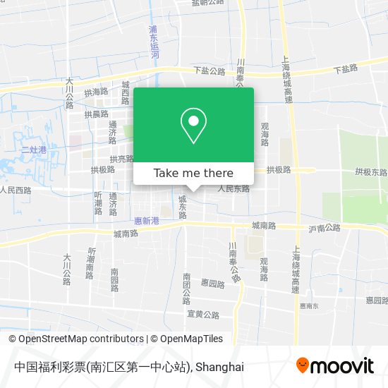 中国福利彩票(南汇区第一中心站) map