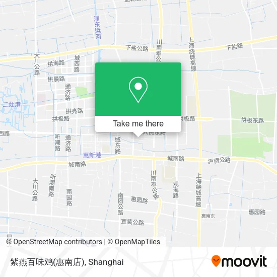 紫燕百味鸡(惠南店) map