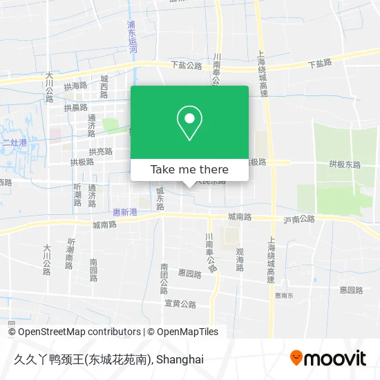 久久丫鸭颈王(东城花苑南) map