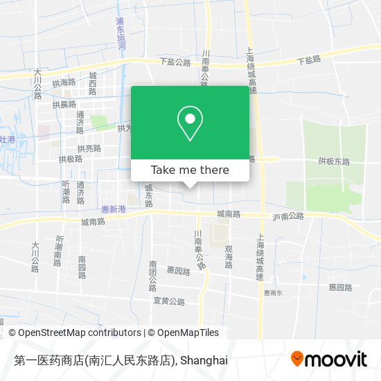 第一医药商店(南汇人民东路店) map