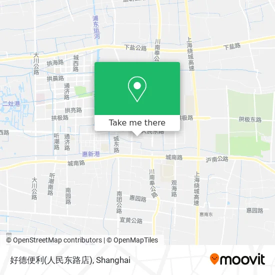 好德便利(人民东路店) map