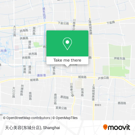 天心美容(东城分店) map