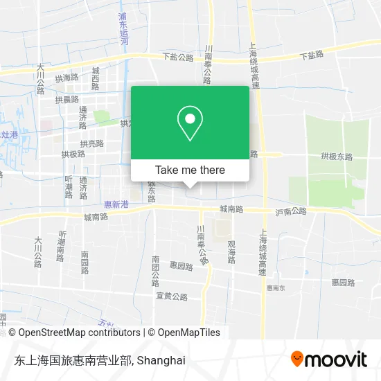 东上海国旅惠南营业部 map